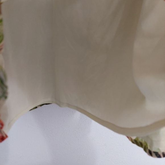 Santé Womens Fall Leaves Print Jeweled V-Neck Tunic Top Plus Size 2X Long Sleeve - Picture 6 of 10